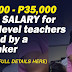 Lawmaker pushes for at least P30,000 to P35,000 minimum basic salary of entry-level teachers