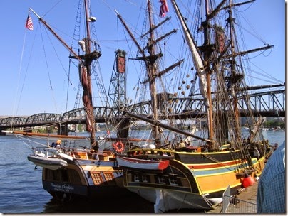 IMG_0873 Lady Washington & Hawaiian Chieftain in Portland, Oregon on May 30, 2008