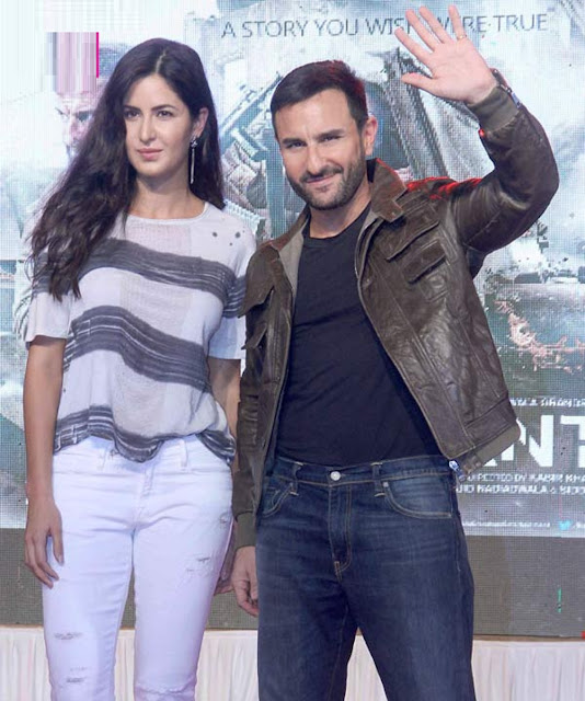 Katrina Kaif & Saif Ali Khan Couple Wallpaper Download