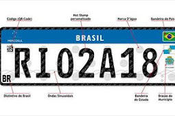 Placas com padrão do Mercosul entram em vigor em todo o país