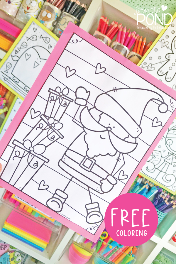 Santa Coloring Page