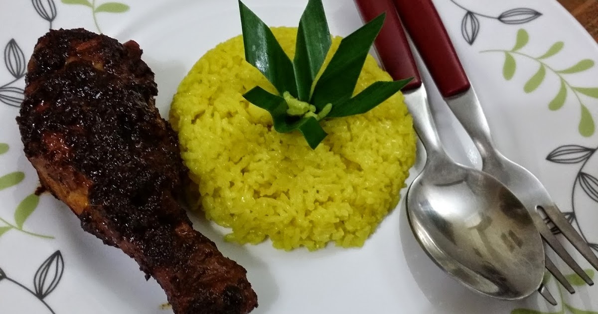 ZULFAZA LOVES COOKING: Nasi kunyit versi 2 dan ayam masak bali