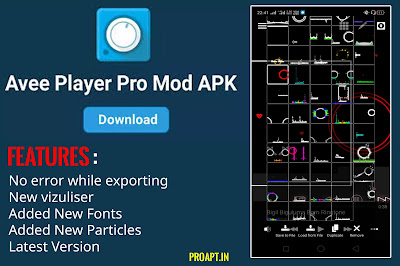 Download Avee Player Pro mod Apk version 1.2.83