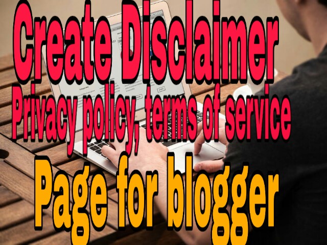 Pages for blogger 