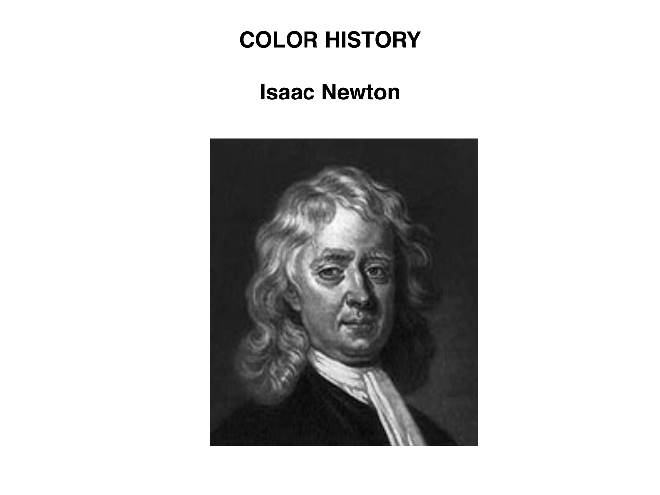 Isaac Newton in 1672 published his first, and most controversial paper ...