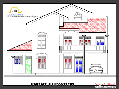 210 square Meter (2266 Sq. Ft) home plan - June 2011