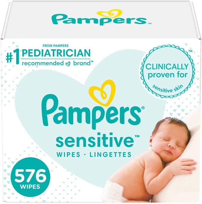 Baby Wipes, Pampers Sensitive Water Based Baby Diaper