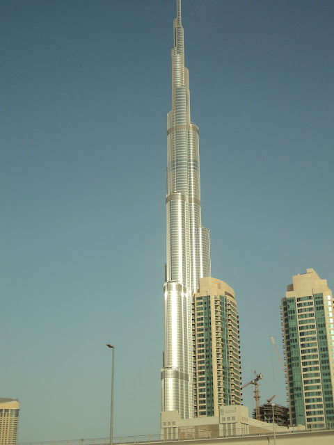 Burj Khalifa in Dubai is the tallest building in the world at the moment.