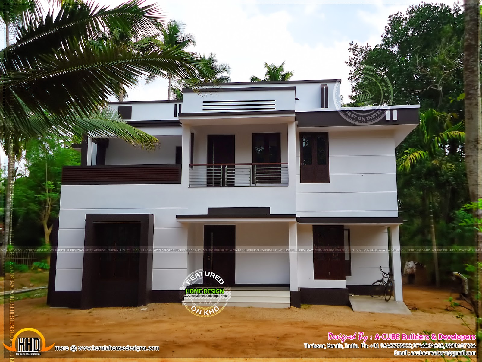 News And Article Online Modern Finished House In Kerala