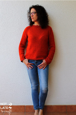 Not 2 late to craft: Jersey multi de Luymou / Luymou's "multi" sweater