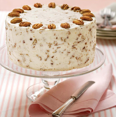 This light coconut-flavored Italian Crème cake has a rich cream cheese frosting that brings it all together.