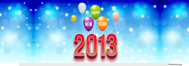 Ảnh bìa chúc mừng năm mới - Happy New Year 2013