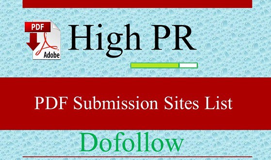 High PR PDF Submission Sites List