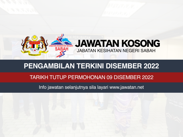 Jawatan Kosong JKN Sabah Disember 2022