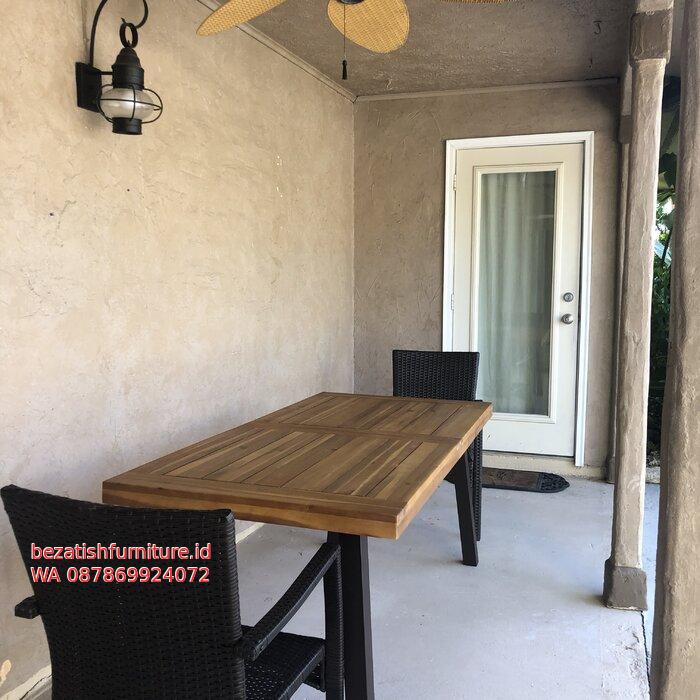 kursi meja model klasik minimalis outdoor luar ruangan