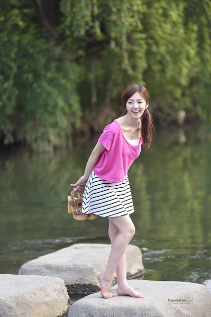 4 Chae Eun in Purple  - very cute asian girl - girlcute4u.blogspot.com