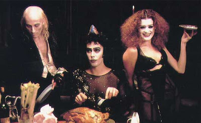 Tim, Richard, and Girl In The Rocky Horror Picture Show