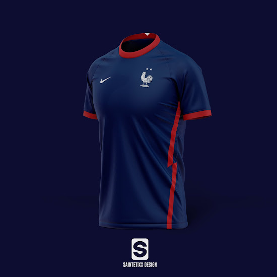 Based On Leaked Info 2 Possible Nike France Euro 2020 Home Kits