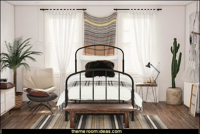 Southwestern - American Indian theme bedrooms - mexican rustic style decor - wolf theme bedrooms - Santa Fe style - wolf bedding - Tipis, Tepees, Teepees - Decal sticker wolf - wolf wall mural decals - birch tree branches - cactus decor - Aztec print - horse themed bed - horse headboards - horse shaped bed