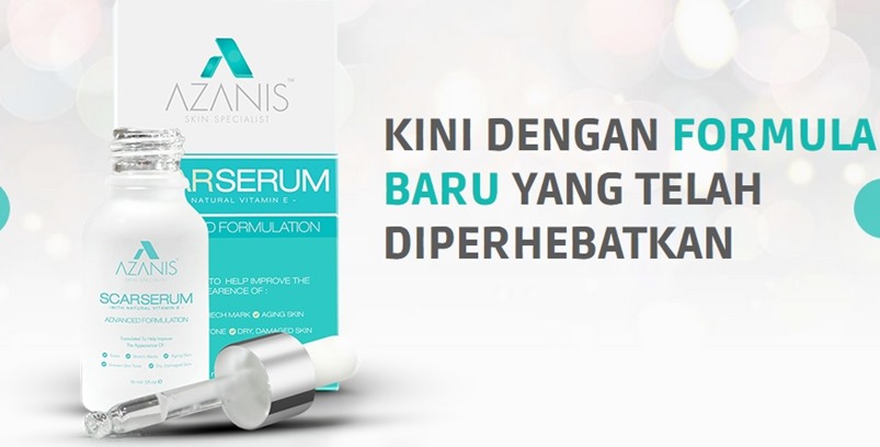 azanis scar serum harga baru