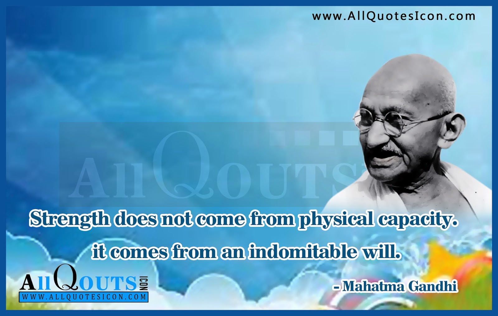 Mahatma Gandhi Telugu QUotes Wallpapers s