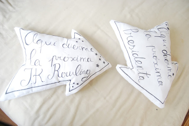 tutorial cojín en forma de flecha. DIY arrow shape cushion