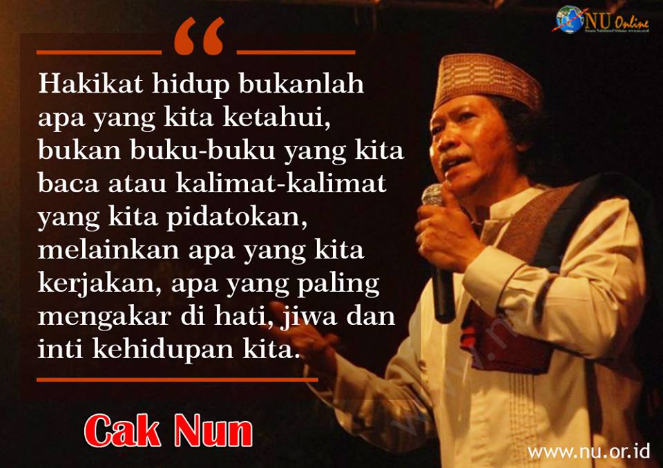 Usiamu 20 an Ini Nasehat Nasehat Menampar dari Cak Nun 