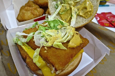 Black Pepper Cheese Filet-O- Fish from McD