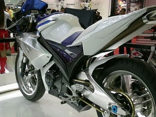 Modif Yamaha Vixion Putih