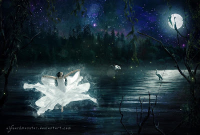 La Llorona sobre el Xochimilcoby by ulfsarkmonster at deviantart.com