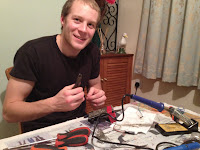 STRATODEAN - Graham helping with the soldering