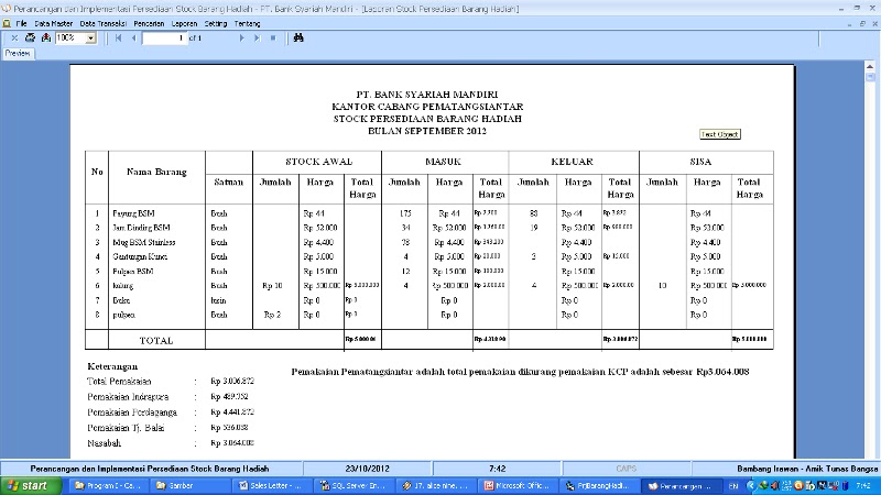 Program/Aplikasi Dengan Visual Basic  Contoh Program 