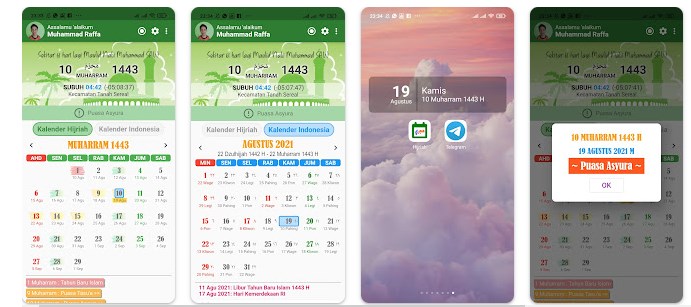 keuntungan install aplikasi Kalender Hijriah