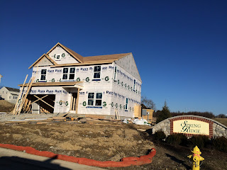 Ryan Homes Milan windows installed