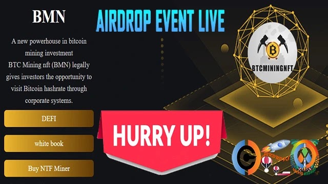 BTCMiningNFT Airdrop Pool of 60K $TRX Coin Free