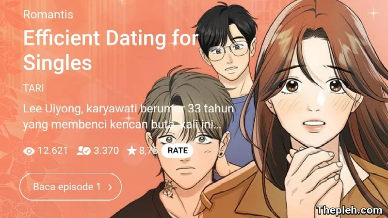 Efficient Dating for Singles Webtoon di Naver