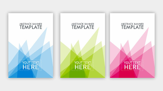 abstract banner template cdr