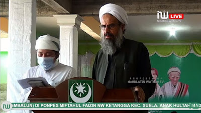 Pesan PBNW Kepada Jamaah NW di Acara Puncak anak hultah Madrasah NWDI ke87