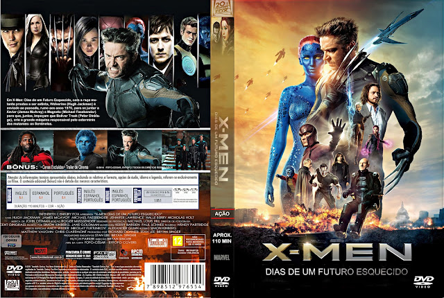 Capa DVD X Men Dias De Um Futuro Esquecido