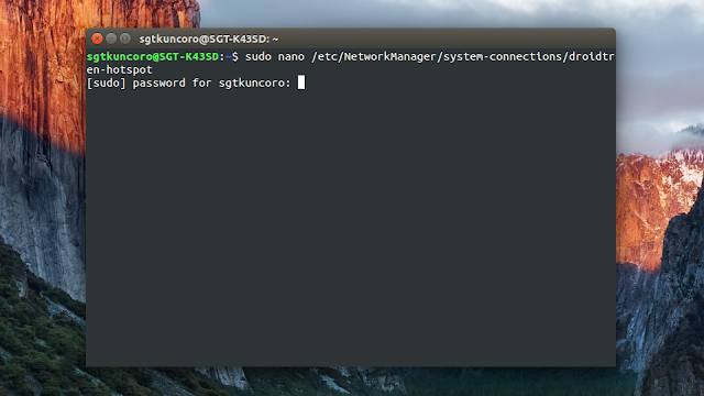 Cara Membuat Personal Hotspot di Ubuntu 14.04 LTS 