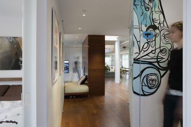 Photo of fresh design, amazing interior in the penthouse 