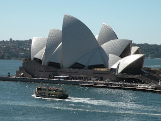 Iconic Sydney Opera House celebrates its 40th anniversary October 2013. Photograph by Janie Robinson, Travel Writer