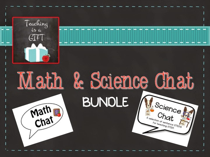 Teachingisagift Math and Science Chat Bundle