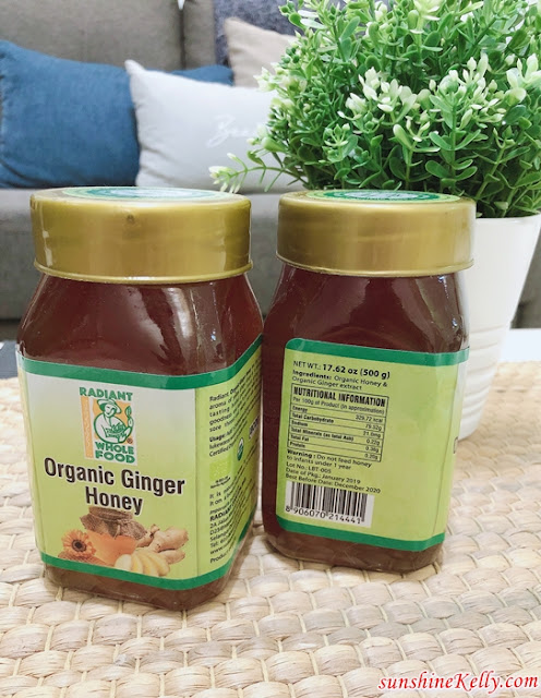 Natural Remedy, Relief Bloated Stomach, Nausea, Radiant Whole Food, Radiant Organic Ginger Honey, Organic Ginger Honey, Ginger Honey, Organic Food, Food 
