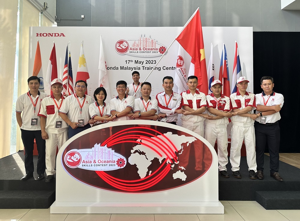 Honda Việt Nam giành giải nhất tại Hội thi Kỹ thuật viên xuất sắc Châu Á - Châu Đại Dương 2023