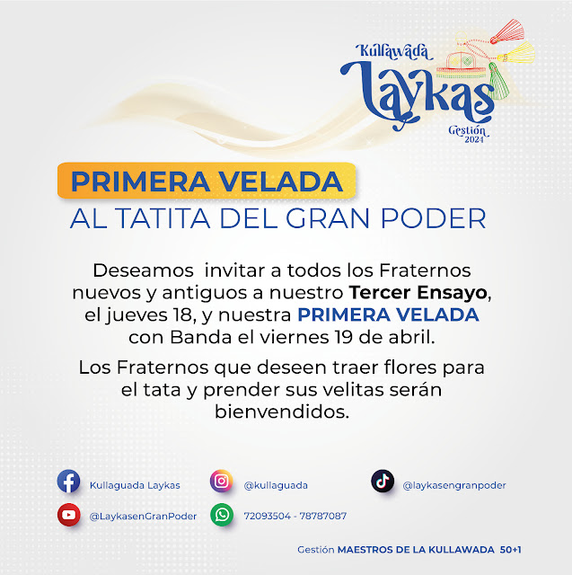 Velada Kullaguada Laykas en Gran Poder