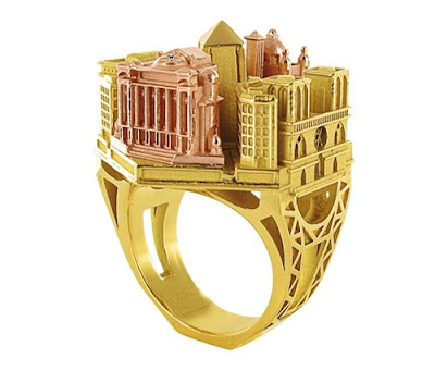 City And Building Shape Beautiful, Creative And Stylish Ring Collection