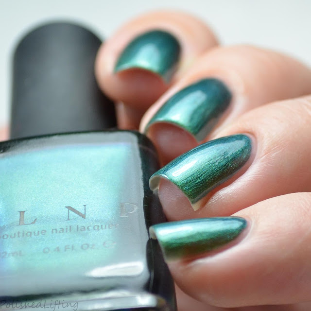 green to blue multichrome nail polish