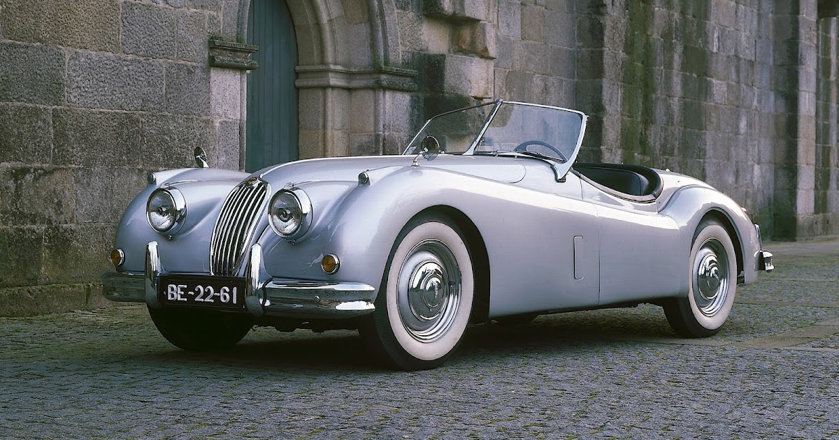 Classic Car Posters: Jaguar XK140 Roadster 1954-57