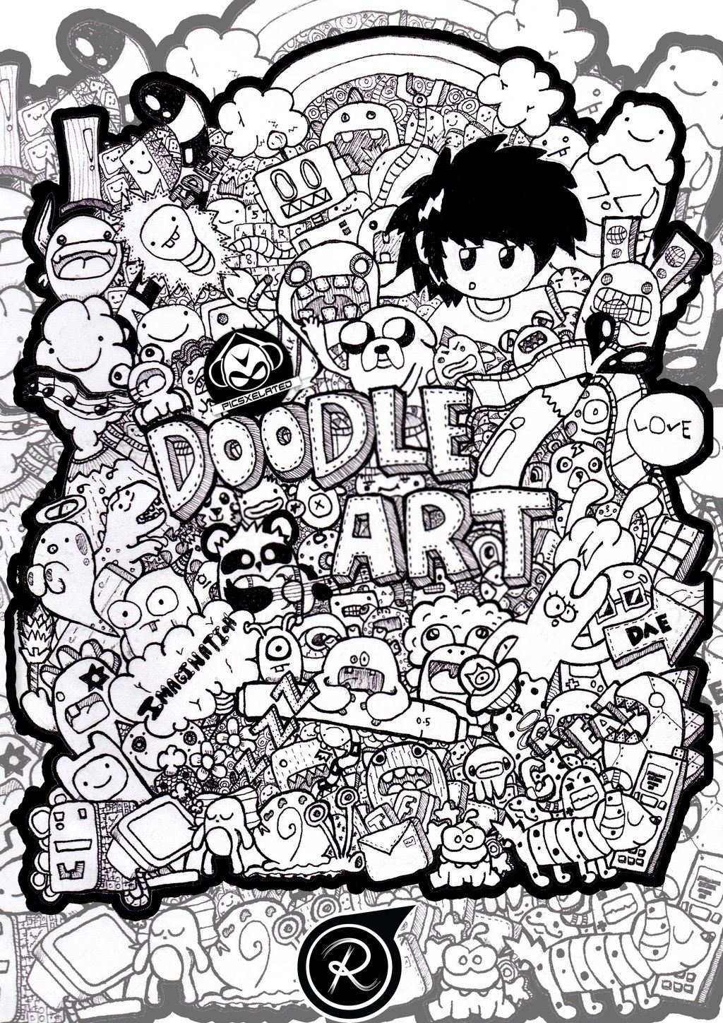 Tugas TIK Cara Membuat Doodle Art